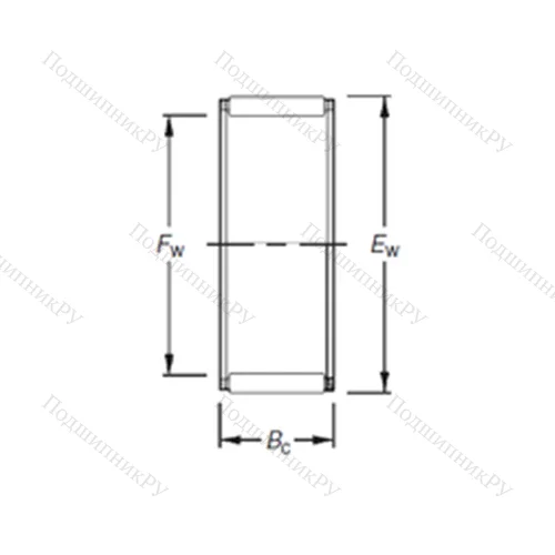 Подшипник игольчатый радиальный K 18X 26X 20F,ZB 2 от производителя  TIMKEN