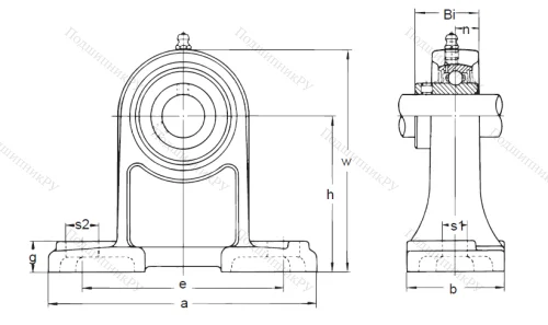 Подшипниковый узел UCPH 208 в Махачкале