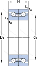 Подшипник BTM 160 BM/P 4CDB в Махачкале