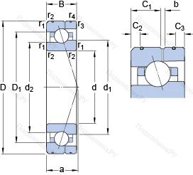 Подшипник 7022 ACE/P 4AL в Махачкале Подшипник 7022 ACE/P 4AL в Махачкале