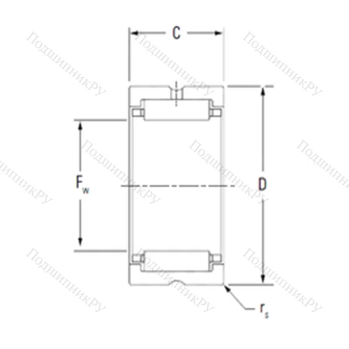 Подшипник игольчатый радиальный HJ-12415448