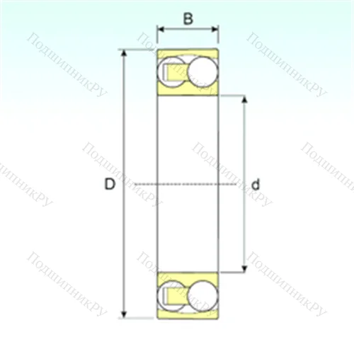 Подшипник шариковый радиальный самоцентрирующийся 1201 TN 9