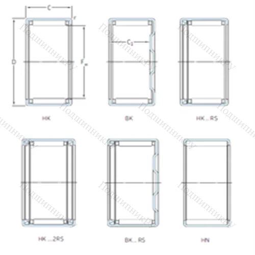Подшипник игольчатый радиальный BK 0709 от производителя  SKF Подшипник игольчатый радиальный BK 0709 от производителя  SKF