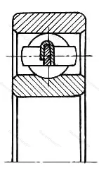 Подшипник  340018 размер 8x22x7 от производителя  ГПЗ-31
