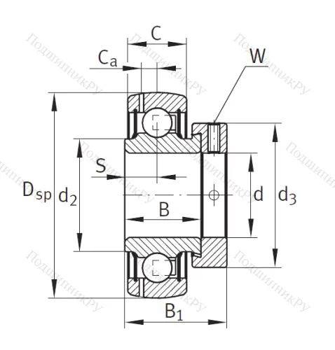 Корпусный подшипник GRAE 40 XL NPP B в Махачкале