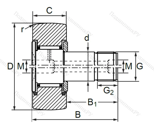 Опорный ролик  KR 22 PPSK в Махачкале