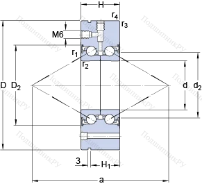 Подшипник BEAM 060145 C-2RSL