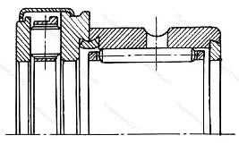 Подшипник NKXR 45Z размер 40x58/65x32