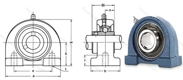 Подшипниковый узел UCPA 201
