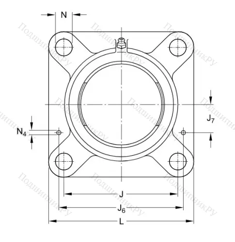 Подшипниковый корпус FY 509 M в Махачкале