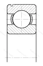Подшипник 6414NMA размер 70x180x42 от производителя  SKF