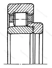 Подшипник  52616 размер 80x170x58 от производителя  ГОСТ Подшипник  52616 размер 80x170x58 от производителя  ГОСТ