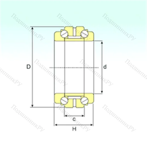 Подшипник шариковый упорно-радиальный 234918