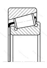 Подшипник  27308 (31308) размер 40x90x25,25