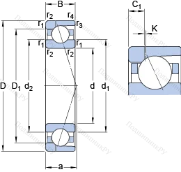 Подшипник 7032 CD/P 4AH 1 в Махачкале