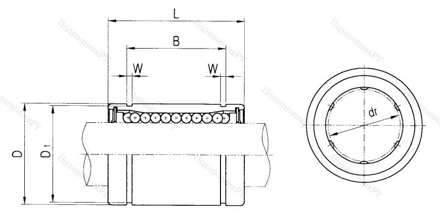 Подшипник LM 50 UU в Махачкале