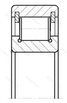 Подшипник  NCL 203 (102203) размер 17x40x12 от производителя  SKF