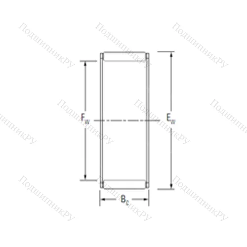 Подшипник игольчатый радиальный K 7X 11X 15TN от производителя  KOYO Подшипник игольчатый радиальный K 7X 11X 15TN от производителя  KOYO