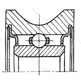 Модификация подшипника 4-470063ЮТ размер 3x22,33x7 от производителя  ГПЗ-4