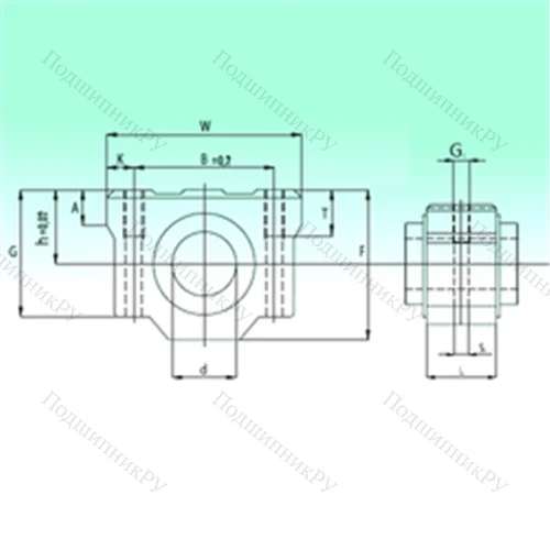 Подшипник шариковый линейный SCV 16 AS