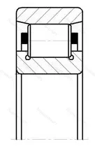 Подшипник  N 210 (2210) размер 50x90x20 от производителя  SKF