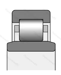 Модификация подшипника 56-2672934Р4У размер 170x230x33/36 от производителя  ГПЗ-4