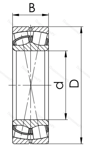 Сферический роликовый подшипник 53618 АН (22318 CW 33) в Махачкале