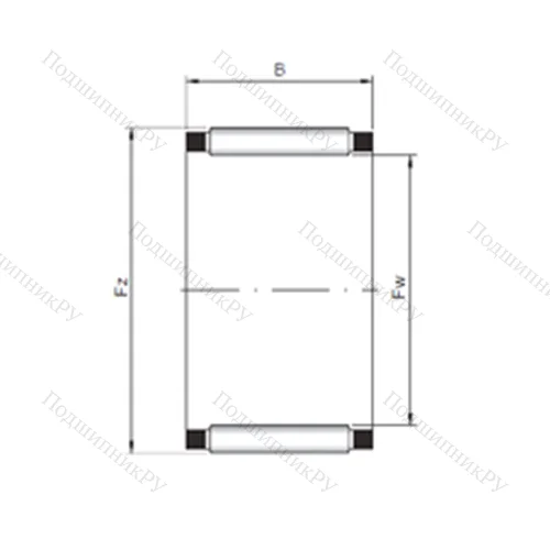 Подшипник игольчатый радиальный K 90x98x25 от производителя  CX Подшипник игольчатый радиальный K 90x98x25 от производителя  CX