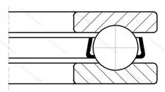 Модификация подшипника 2-8108 размер 40x60x13