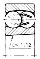 Подшипник  111516 (2216K) размер 80x140x33 от производителя  ГПЗ-14