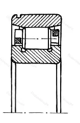 Модификация подшипника 322220М размер 100x180x34 от производителя  ГПЗ-10-ГПЗ