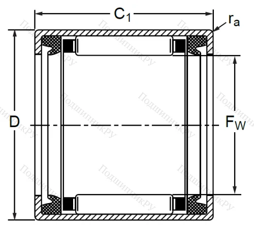 Подшипник HK 4016 2RS в Махачкале