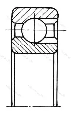 Модификация подшипника 970300 размер 10x35x11 от производителя  ГПЗ-5