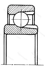 Подшипник  900810 размер 50x65x6