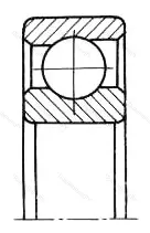 Подшипник  710207 размер 35x72x17 от производителя  ГПЗ-23