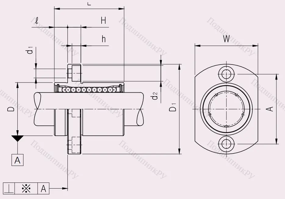 Подшипник LMH 6 UU в Махачкале