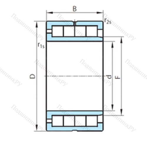 Подшипник роликовый радиальный  512-17