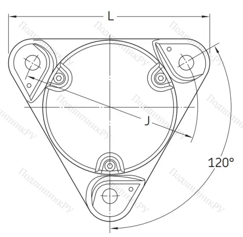 Подшипниковый фланцевый корпус FNL 515 A в Махачкале