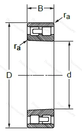 Двухрядный роликовый подшипник NN 3026 KP 51 (3182126-5 Л ГОСТ) в Махачкале