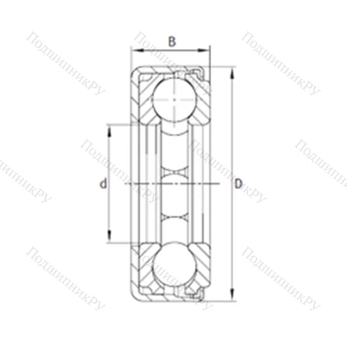 Подшипник шариковый упорный F-227843 от производителя  INA