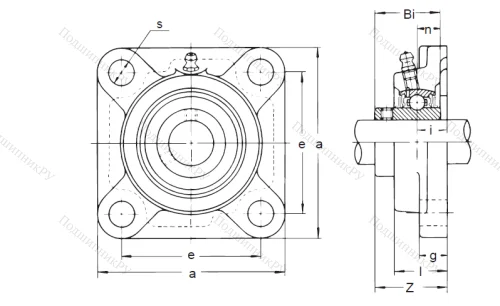 Подшипниковый узел UCF 208 в Махачкале