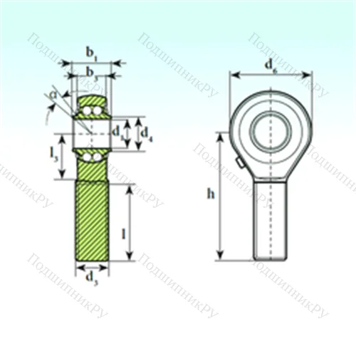 Подшипник шариковый радиальный самоцентрирующийся TSM 30 BB