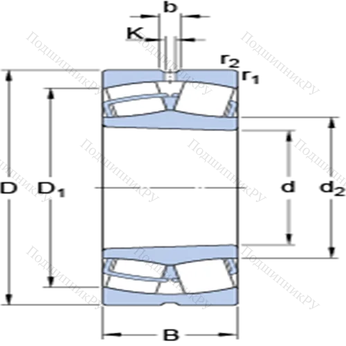 Сферические роликоподшипники с цилиндрическими и коническими отверстиями 23040 CCK/W 33 от производителя  SKF Сферические роликоподшипники с цилиндрическими и коническими отверстиями 23040 CCK/W 33 от производителя  SKF
