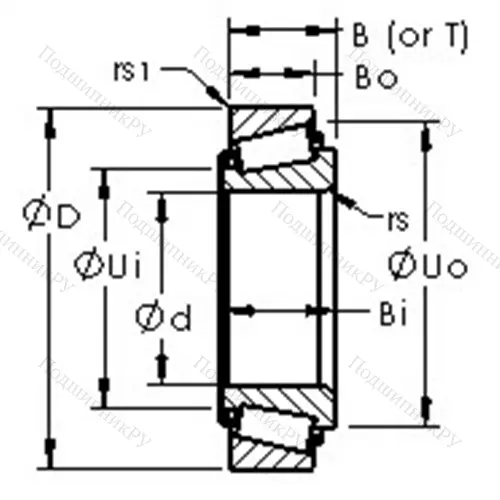 Подшипники роликовые конические, дюймовая серия LM 67049/67920 от производителя  AST