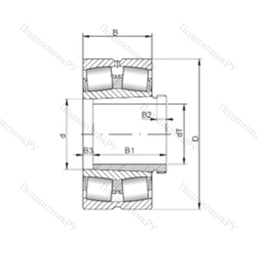 Подшипник роликовый радиальный самоцентрирующийся 21312 KCW 33+AH 312 от производителя  CX