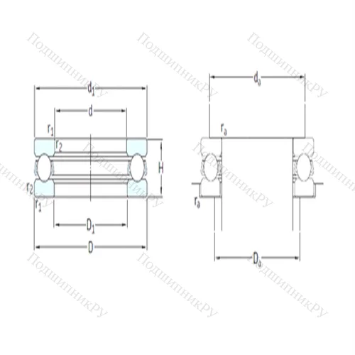 Подшипник шариковый упорный BA 5 от производителя  SKF