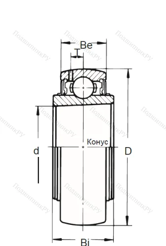 Корпусный подшипник UK 207 в Махачкале