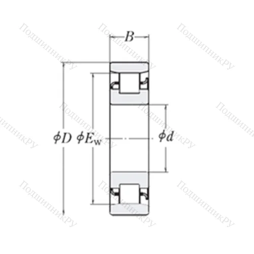 Подшипник роликовый радиальный XLRJ 7.1/2