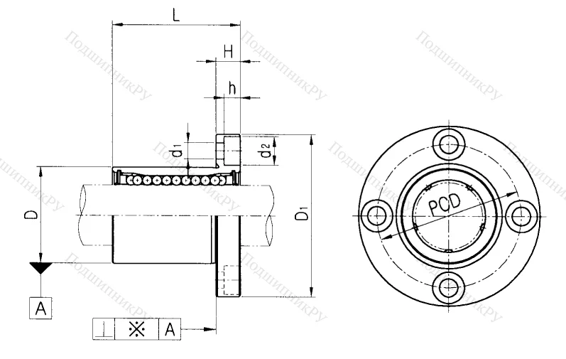 Подшипник LMF 30 UU в Махачкале