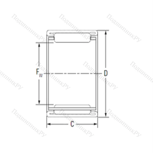 Подшипник игольчатый радиальный 9BTM 1312 от производителя  KOYO Подшипник игольчатый радиальный 9BTM 1312 от производителя  KOYO